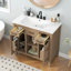 Meuble-lavabo 36 po avec lavabo sous-comptoir-378704957