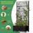 Metal Planter Box with Trellis with Wheels-438873829-417423736