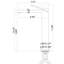 Robinet pour salle de bain à poignée simple 11,7 po-128797999