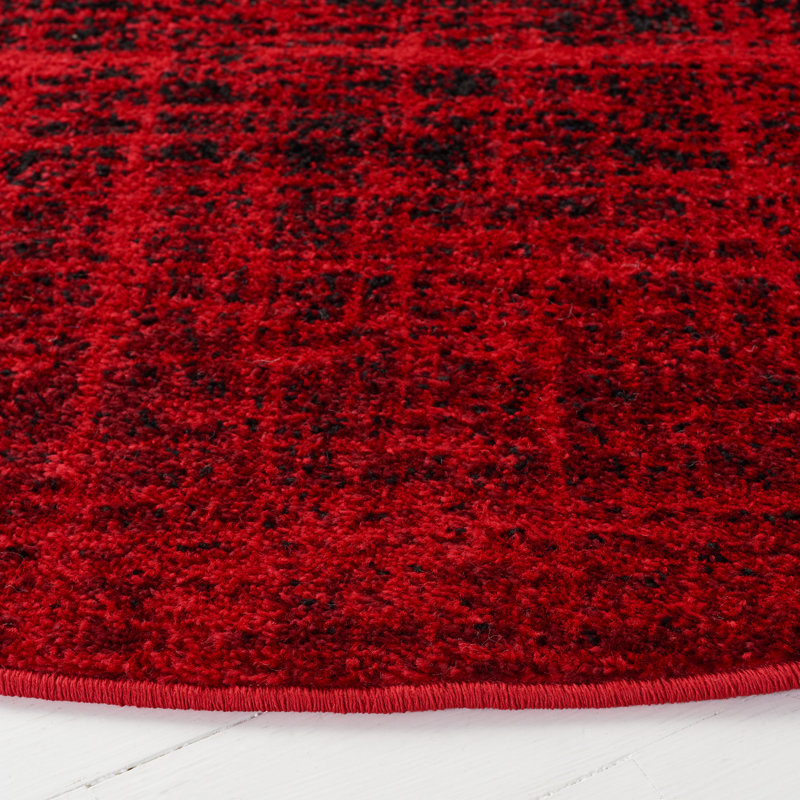 Stonyford Abstract Area Rug, Round 122cm