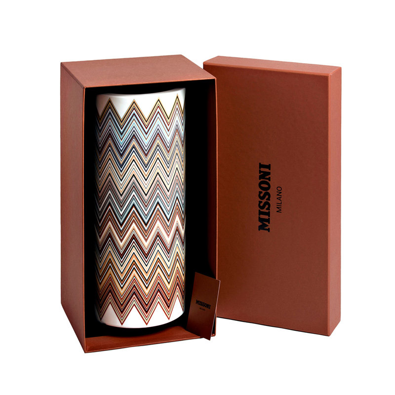 Missoni High Vase ZIG ZAG, Multicolor