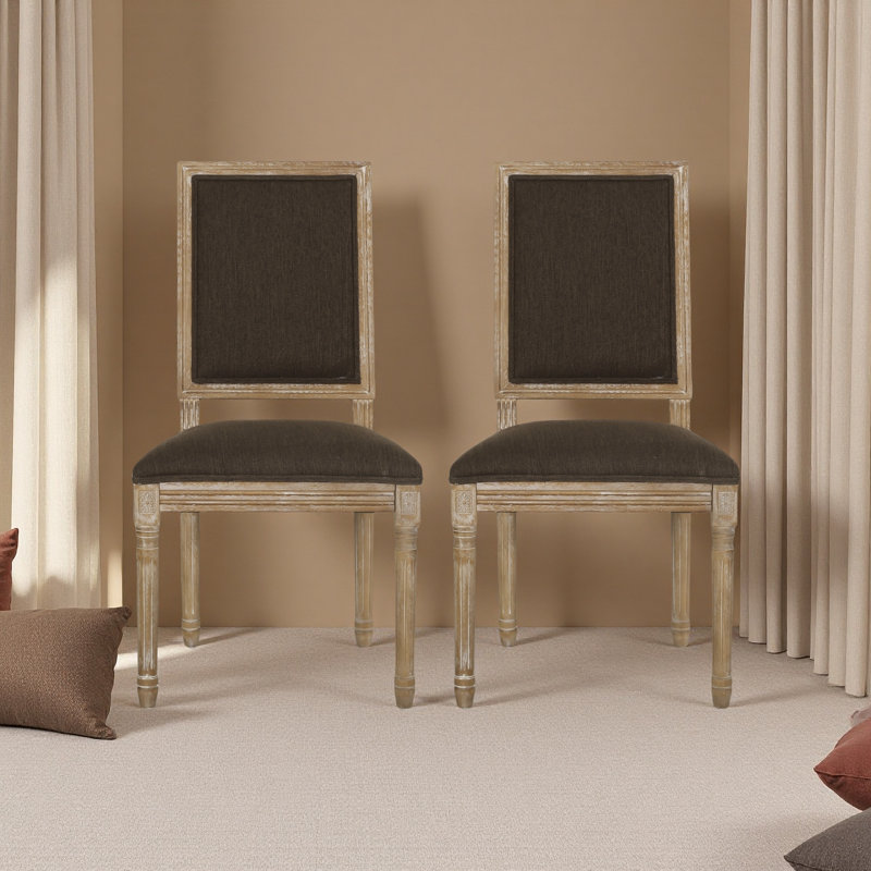 Chaise de salle à manger, Brun, Noyer