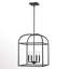 Luminaire suspendu 4 lumières DEL Birdy-664351930