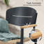 Ensemble de 4 chaises de patio en aluminium empilables