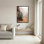 Art sur toile bleu et vert-133483662