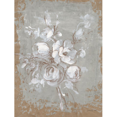«Delicate Floral II» sur toile par Danhui Nai
