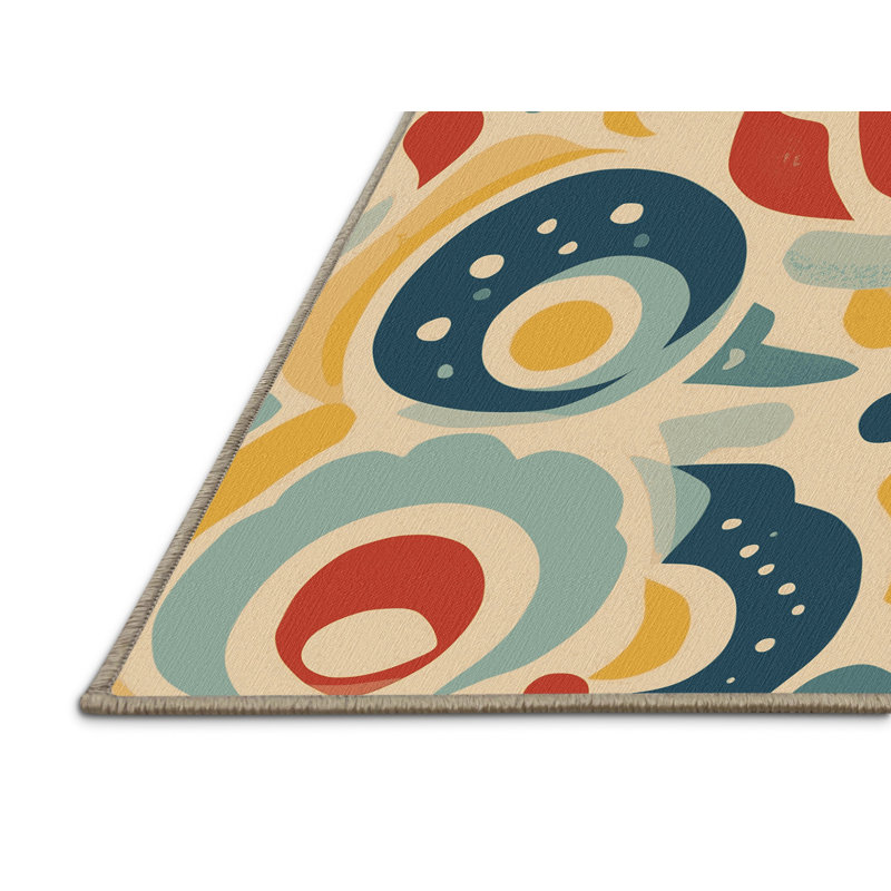 Jazzy Spark Rug, Rectangle 5' x 8'