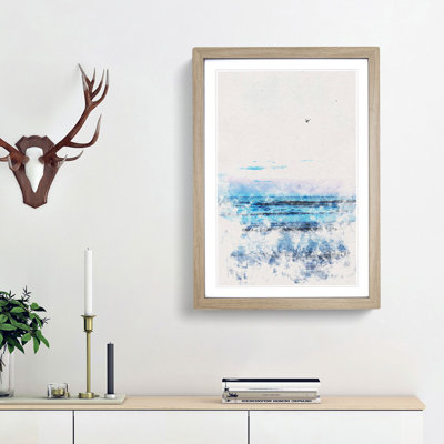 Seagulls Flying High - Picture Frame Graphic Art Print