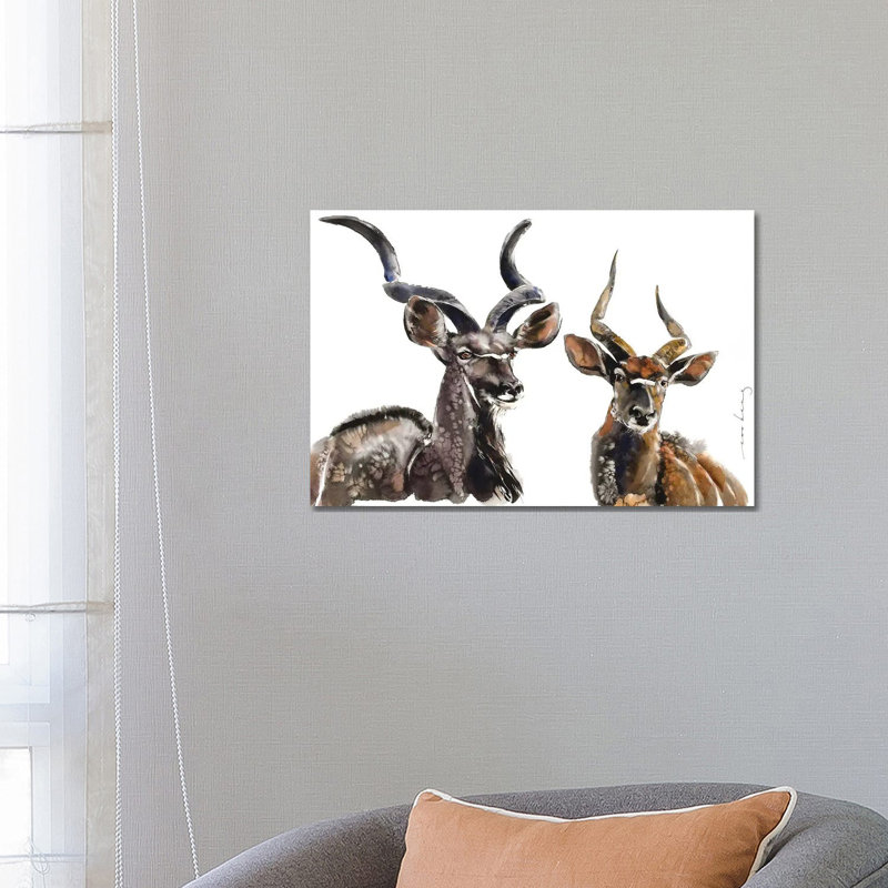 Antelope Charm 1 Piece Wrapped Canvas Painting, 66.04 cm H x 45.72 cm W x 1.91 cm D