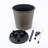 13 In.Gray Wicker Self-Watering Planter