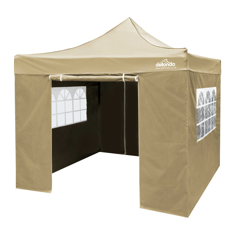 Premium 2m x 2m Steel Pop-Up Gazebo, Beige