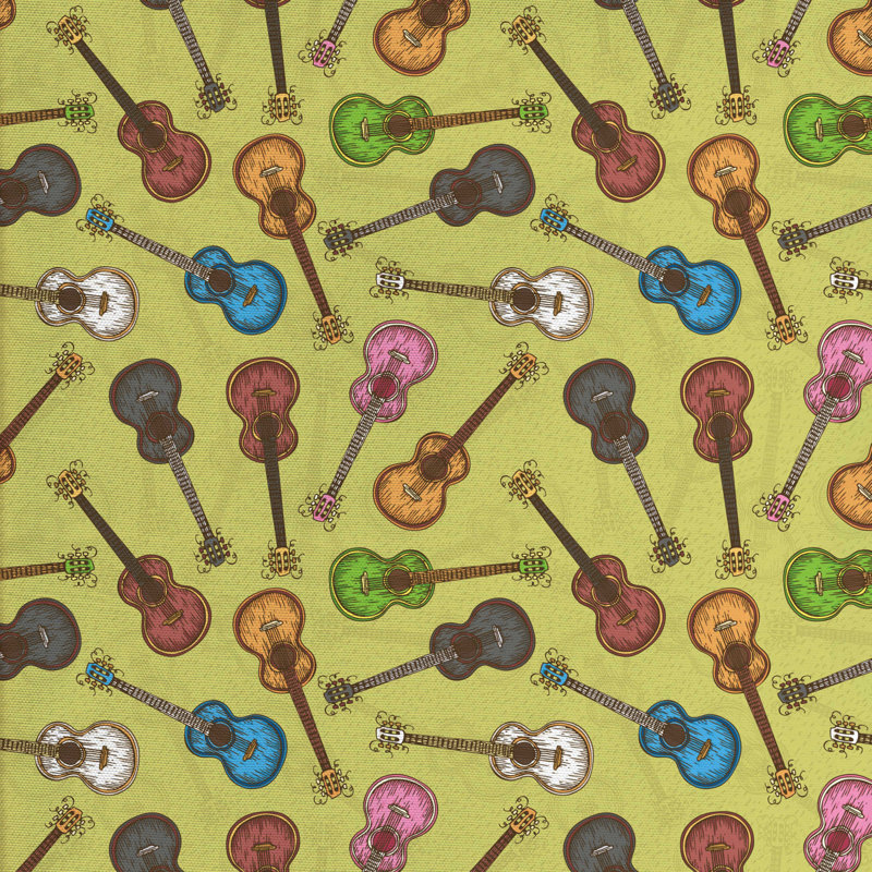 Tissu de guitare, l 58 po x L 108 po