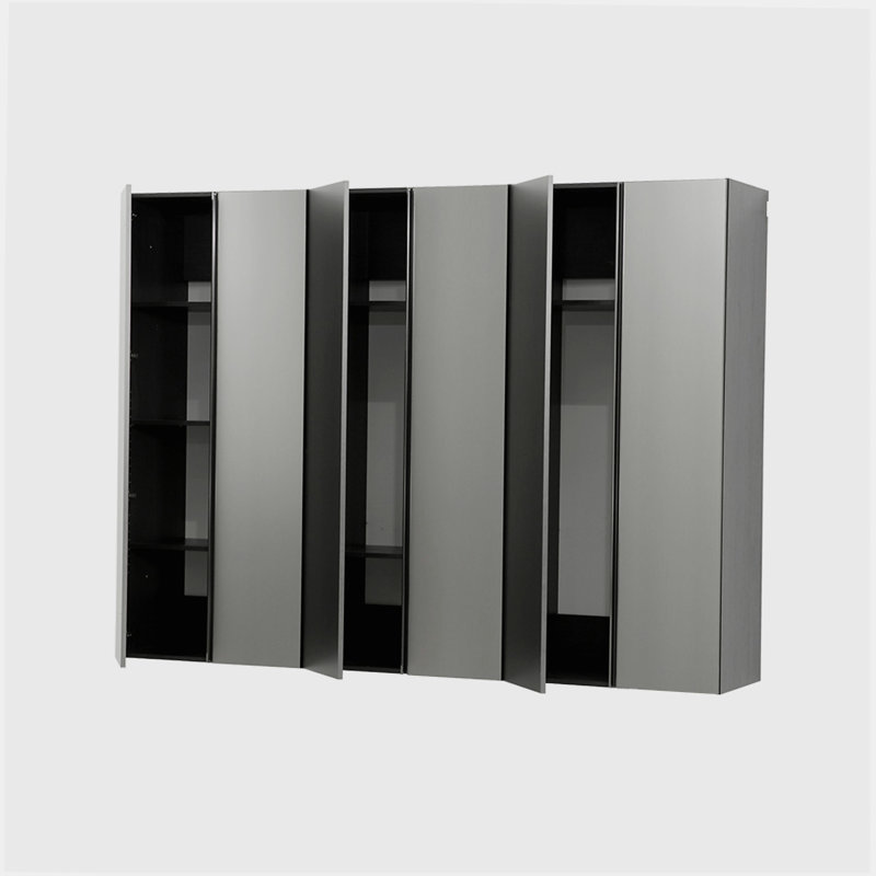 Ensemble d'armoires de garage gris métallique de l 96 po x H 72 po x P 20 po Nova Series (3 pièces)