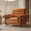  Fauteuil inclinable électrique surdimensionné 48 po avec ports USB-A et USB-C, accoudoirs coussinés et repose-pieds allongé, brun Sienna-1491186230