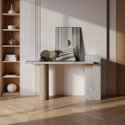 Marble Top Entryway Console Table