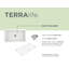 Terralife Ashmere argile réfractaire à double fixation 32 po Évier de cuisine à simple cuve en blanc