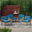 Ensemble de 4 chaises club GRENada