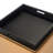 17.7" Faux Leather Storage Ottoman With Reversible Tray Top-1692955908