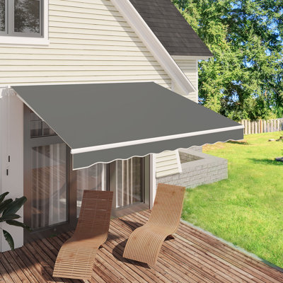 Auvent de terrasse à pente manuelle AECOJoy