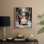 «Christmas Holiday Art», série 2-Cxxvi, reproduction encadrée - bois massif