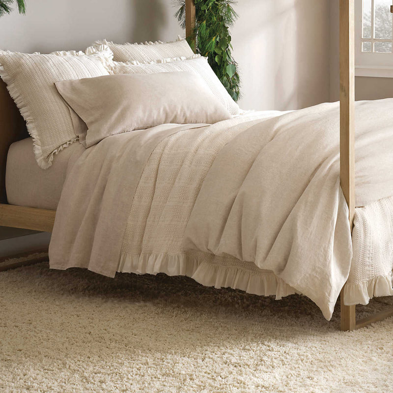 Kodiak Ivory Handwoven Microfiber Performance Rug, Rectangle 5' x 8'