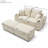 Loveseat with Ottomans-1743853038