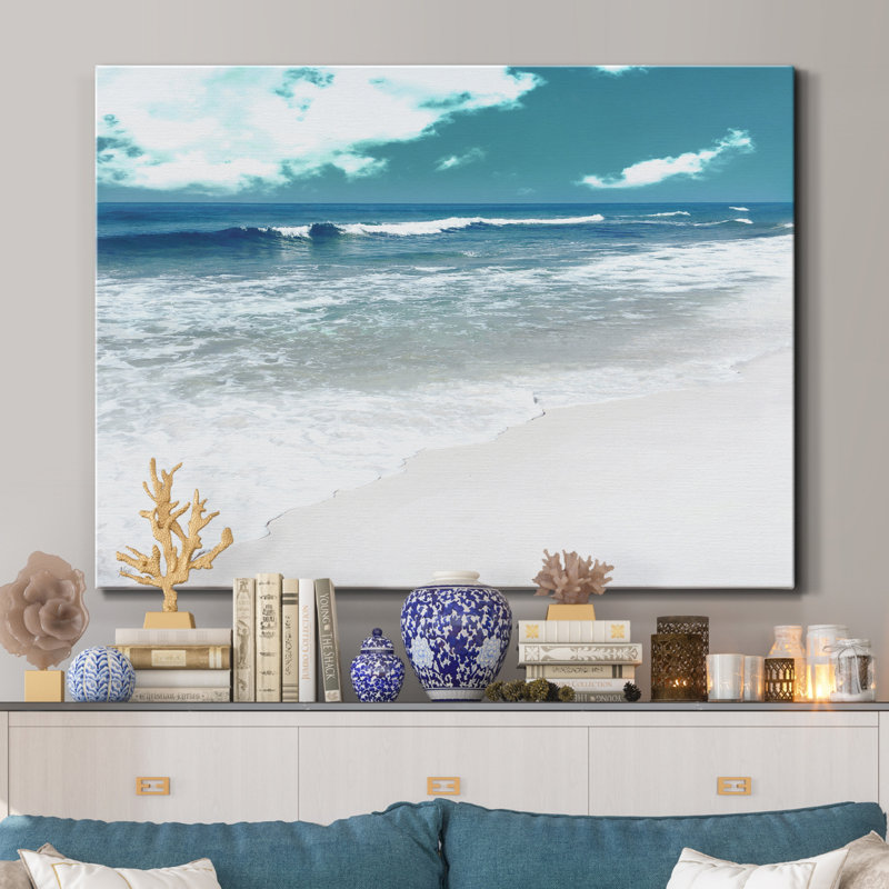 Rolling Wave - Wrapped Canvas Print, 12" H x 8" W x 1" D