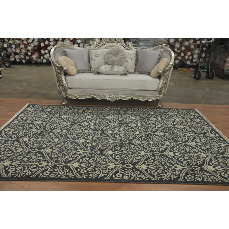 Tapis all-over de style Gabbeh 6 x 9
