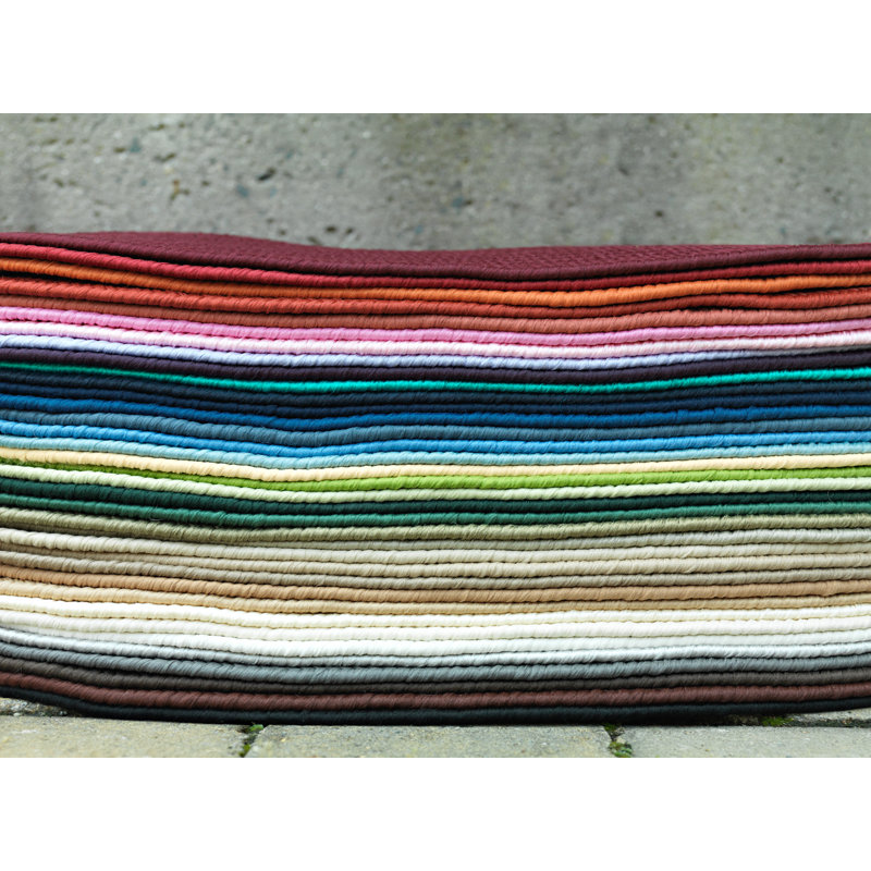 Audryanna Indoor / Outdoor Reversible Area Rug - Celery Green, Oval 2' x 5'