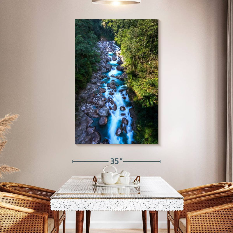 Alvord Rapid Himalayan River, 51" H x 34" W
