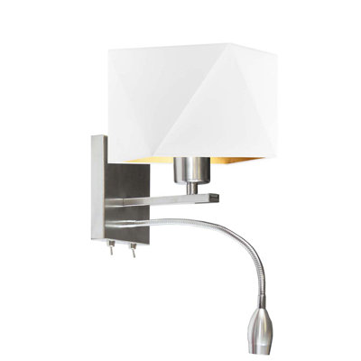 Dareau Steel LED Armed Sconce