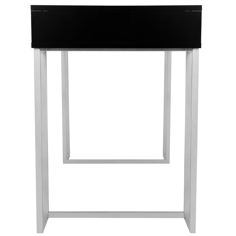 Coiffeuse Wybolt Celeste, Argent / noir