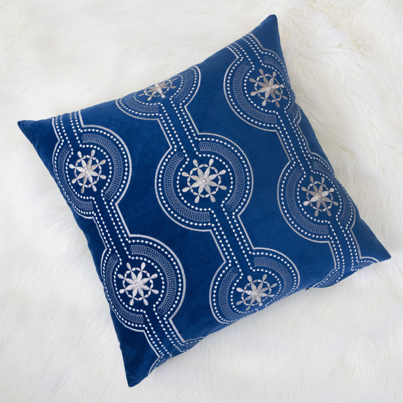  Embroidery Indoor/Outdoor Throw Pillow