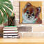 «Colorful Pomeranian» par Carolee Vitaletti, art mural sur toile-418158685