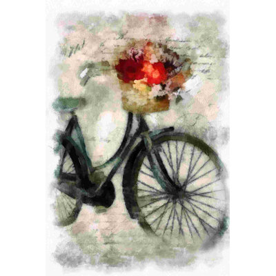 Aquarelle, vélo rétro