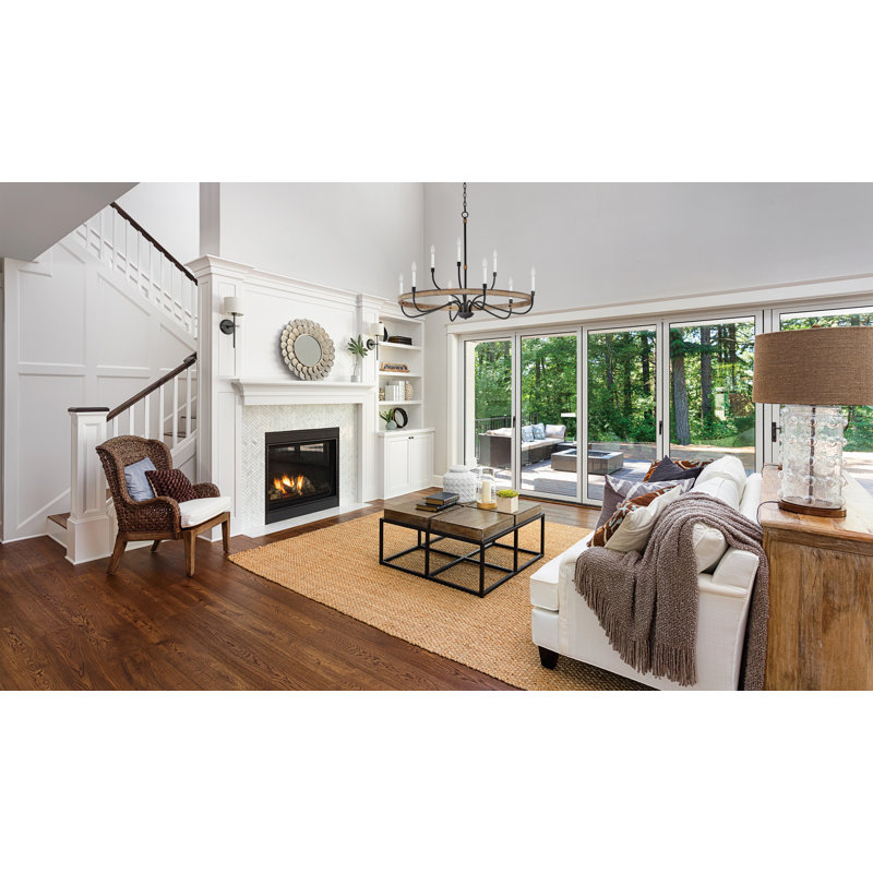 Alvonia 9 - Light Steel Dimmable Chandelier
