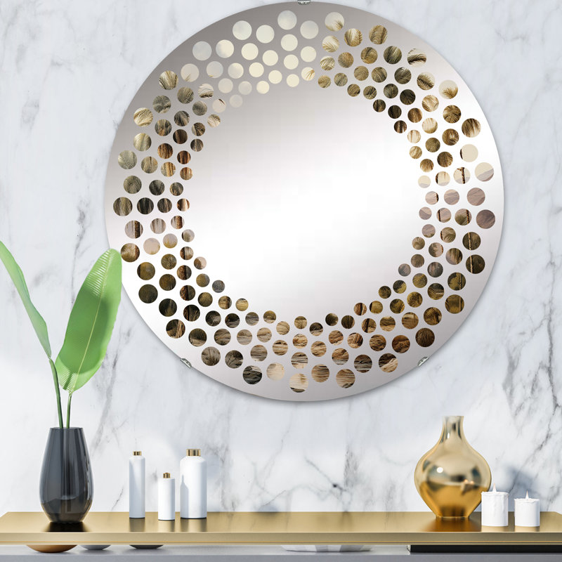 Miroir mural rond, 31,4 po x 31,4 po