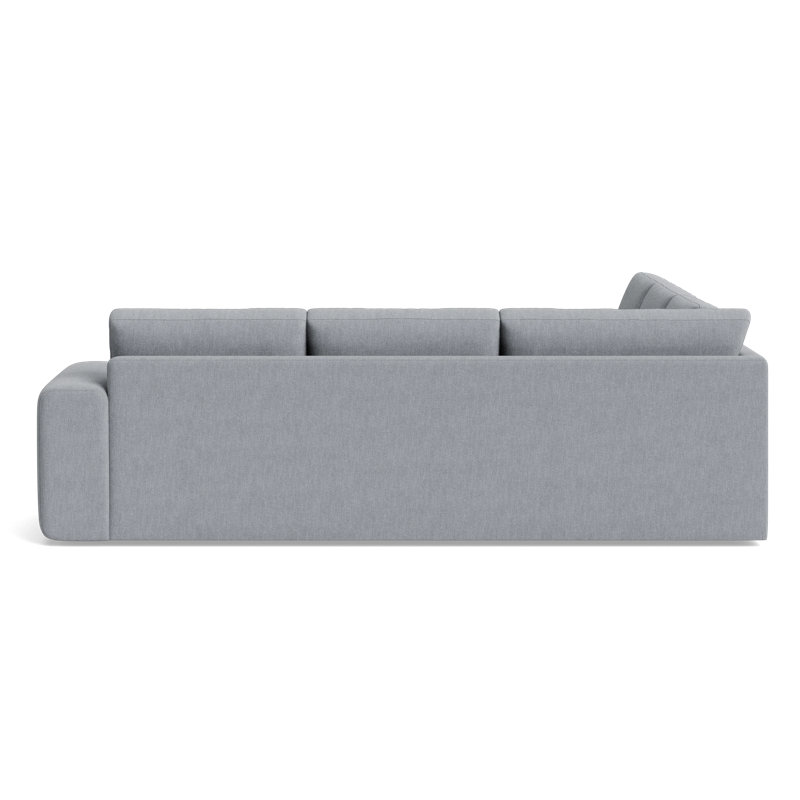 The OG Corner Sectional, Performance Weave - Zinc, Right Hand Facing