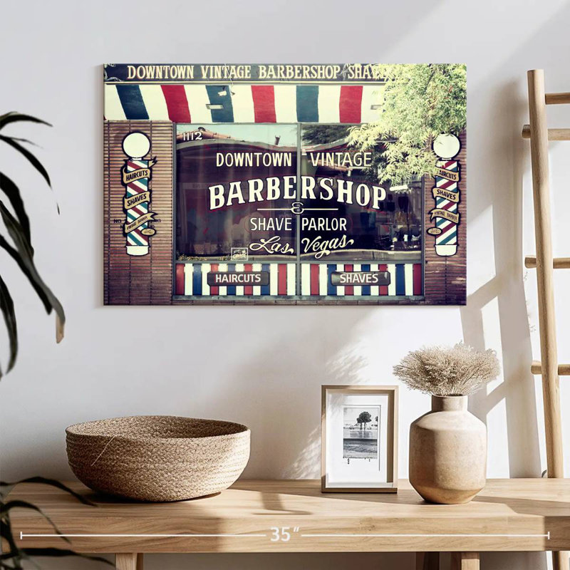 Salon de coiffure Lilie American West Vegas, H 16 po x l 24 po