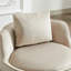 Faux Leather Swivel Accent Chair-503423288