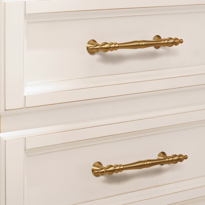 6-3/10" Centre to Centre Bar Pull Multipack, 3 4/5", Brushed Brass