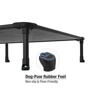 Tucker Murphy Pet Chew Proof Elevated Dog Bed - Cooling Raised Pet Cot ...