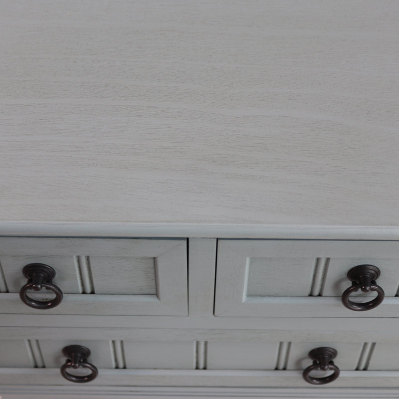 Console de 23,6 po Bertero, Bleu glacier antique