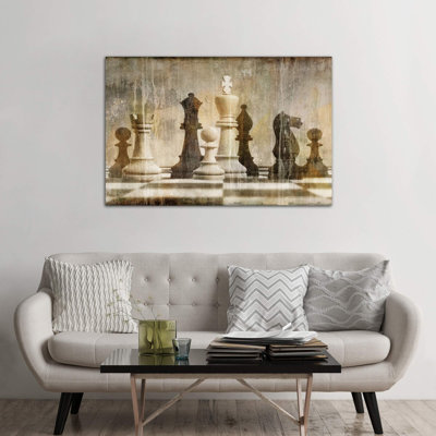 Chess 1 Piece Wrapped Canvas Wall Art