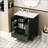 30" Bathroom Vanity with Sink Vintage Style, Multi-functional Storage Space, Door Shelf, Soft-closing Door-1950432603