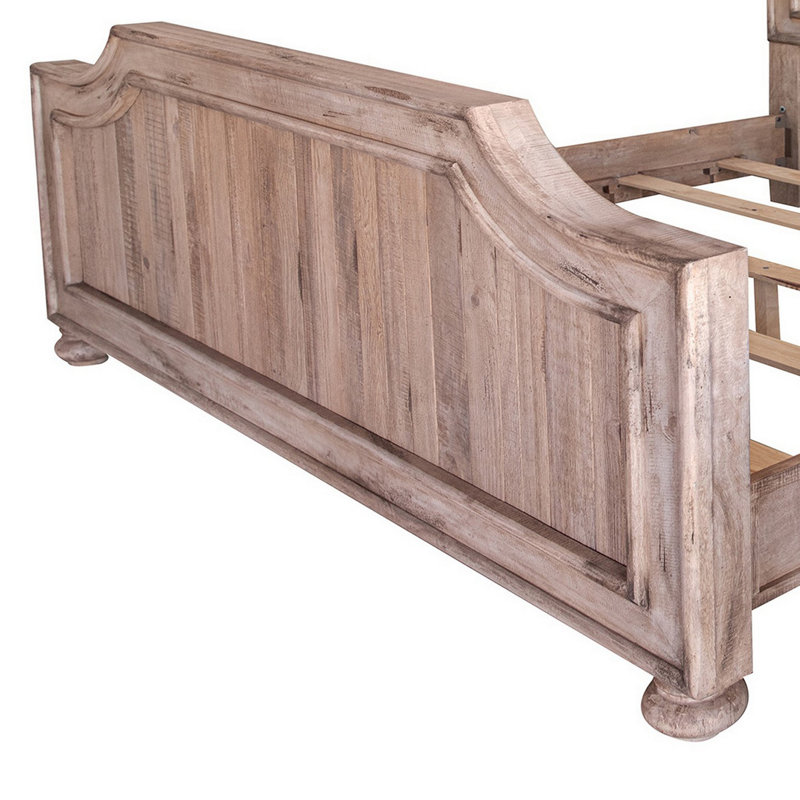 Lit standard en bois massif Kurosh, Grand