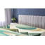 Drap-housse Ambesonne Lake_ Imprimé marbre minimaliste de montagne_ Ambre et écume de mer-95977762