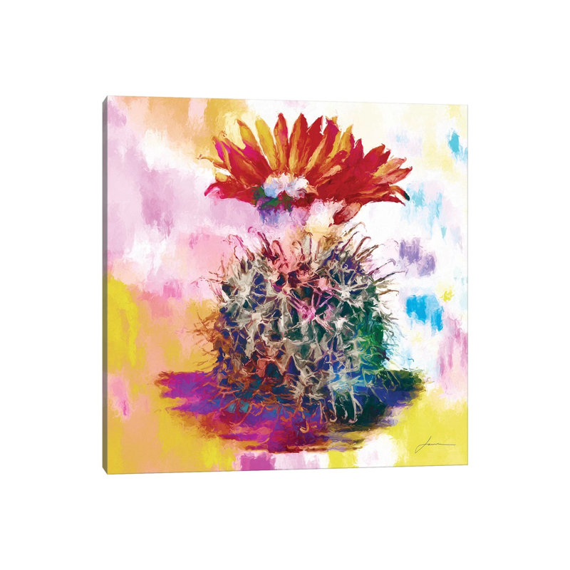 Desert Bloom III 1 Piece Wrapped Canvas Wall Art, 93.98 cm H x 93.98 cm W x 3.175 cm D