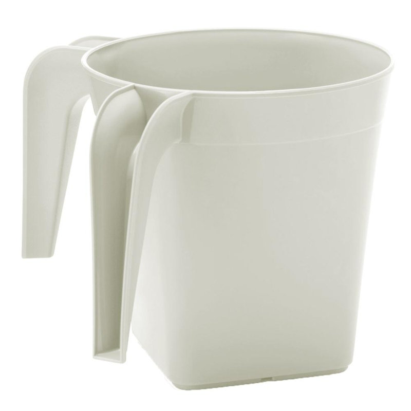 Khuong Plastic Square Wash Cup, White