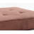Elegant Chocolate Upholstered Ottoman
